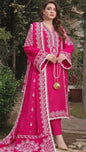 3 Pcs Women's Unstitched Embroidered Suit