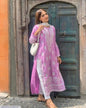1 Pc Woman's Stitched Linen Embroidered Kurtaa